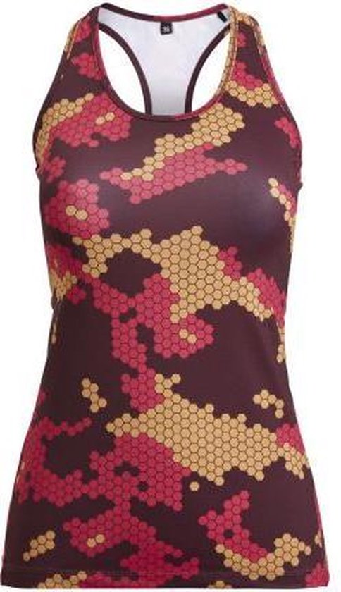 Bjorn Borg Racerbank Tank Cody - Sporttop - Dames - Bordeaux Rood - Maat XS