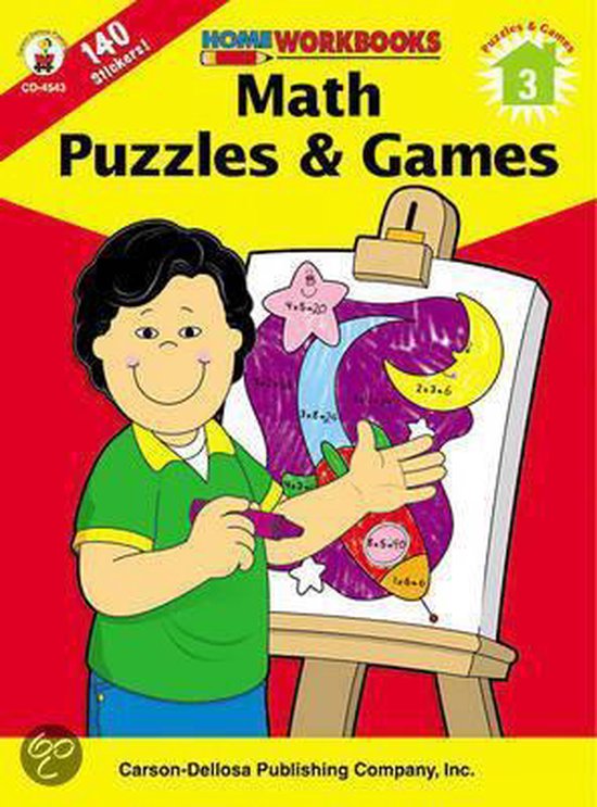 Math Puzzles & Games 9780887247415 CarsonDellosa Publishing