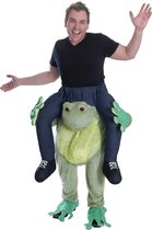 Op de rug van een kikker kostuum voor volwassenen - Verkleedkleding - Maat One Size