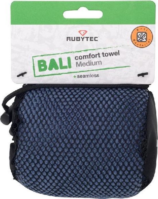 Attent George Eliot gokken RUBYTEC Bali Comfort Handdoek - M - Blauw | bol.com