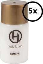 Hygostar Bodylotion mini reisverpakking 25ml flesje met schroefdop 5st. (hotel, reis, B&B, wellness)
