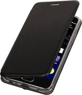 BestCases.nl Zwart Premium Folio leder look booktype smartphone hoesje voor Huawei P10