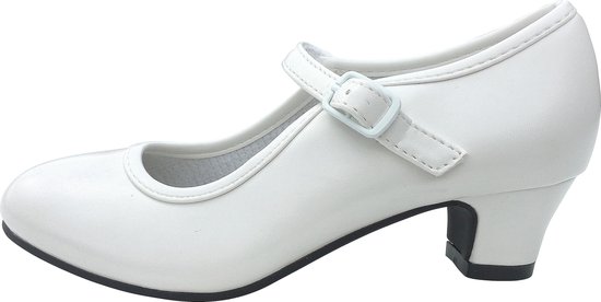 Prinsessen schoenen / Spaanse schoenen wit - maat 36 (binnenmaat 23 cm) bij  jurk... | bol