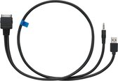 Kenwood KCA-iP22F - iPod/iPhone Direct Kabel - Zwart