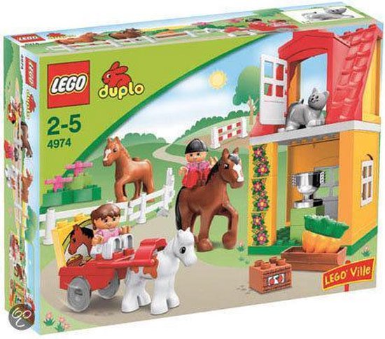 LEGO Duplo Ville Paardenstal - 4974 | bol.com