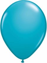 Qualatex ballonnen 100 stuks Tropical Teal