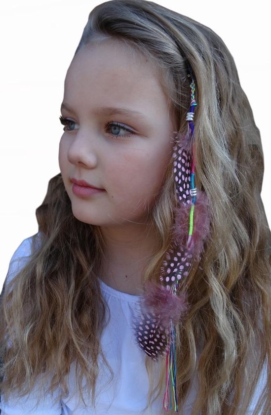 uitbreiden over het algemeen Gespecificeerd Jessidress Ibiza Style Haarclips met Veer Meisjes Baret Clip - Roze |  bol.com