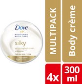 Dove Silk Body Crème - 4 x 300 ml - Voordeelverpakking