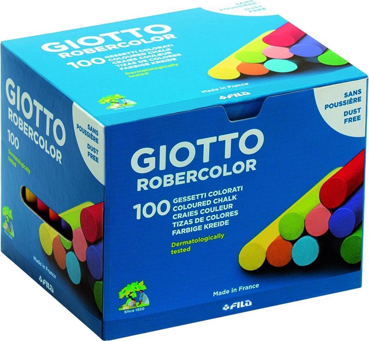 Krijtjes Giotto Robercolor Multicolour Anti-stof 100 Onderdelen