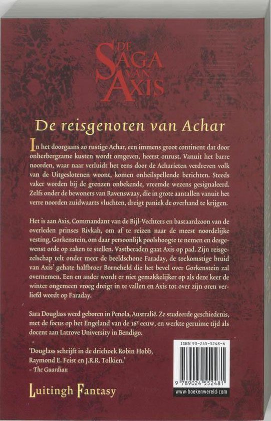 De Saga Van Axis Reisgenoten Van Achar, Sara Douglass | 9789024552481 ...