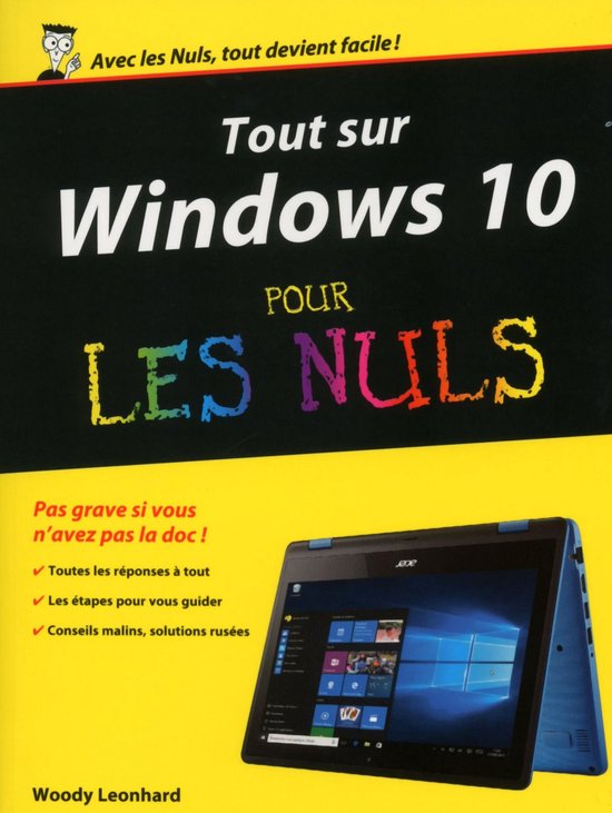 Tout sur Windows 10 Pour les Nuls - cover