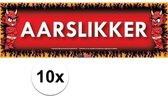 10x Sticky Devil Aarslikker grappige teksen stickers