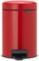 Brabantia NewIcon poubelle à pédale 3 litres avec seau intérieur synthétique - Passion Red