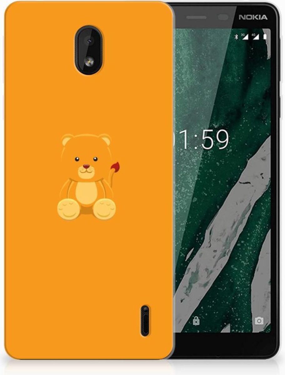 Nokia 1 Plus Telefoonhoesje met Naam Baby Beer