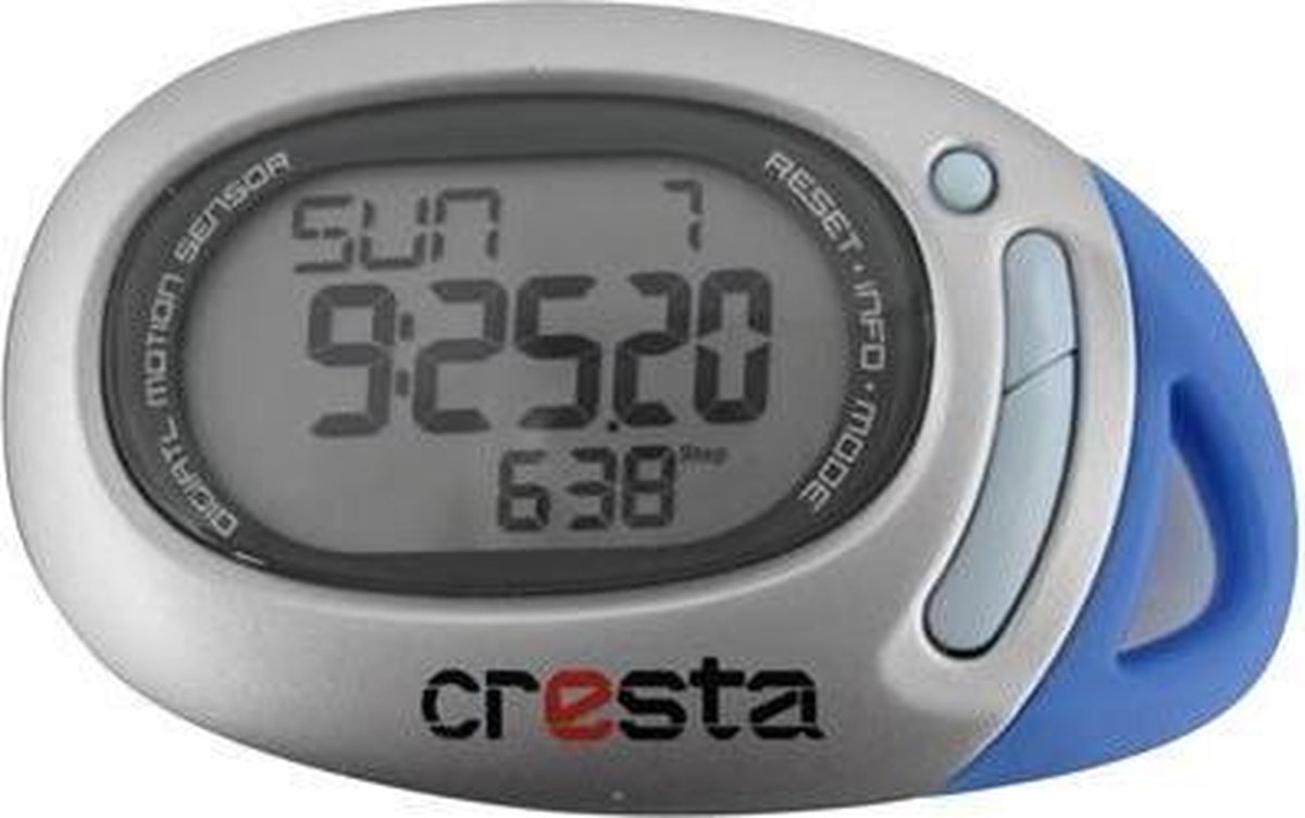 Cresta, SPX390 Stappenteller / Pedometer (Blauw) | bol.com