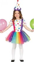 Clownsjurkje voor meisjes 110-116 (5-6 jaar)