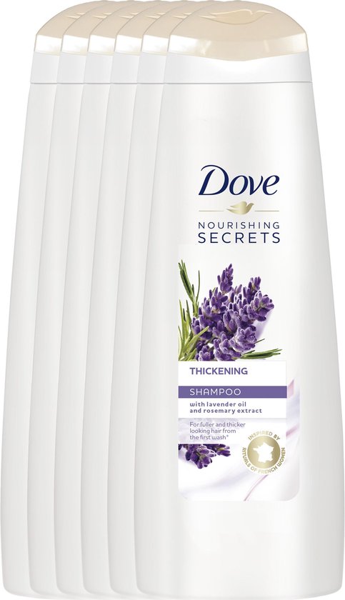Dove Shampoing épaississant - 6 x 250 ml - Pack économique | bol.com