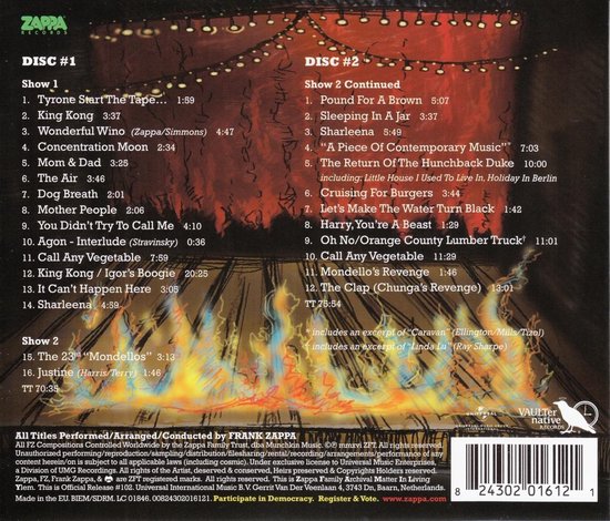 Road Tapes Venue 3, Frank Zappa | CD (album) | Muziek | bol.com
