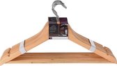 24x Luxe houten kledinghangers - 24x Houten klerenhangers
