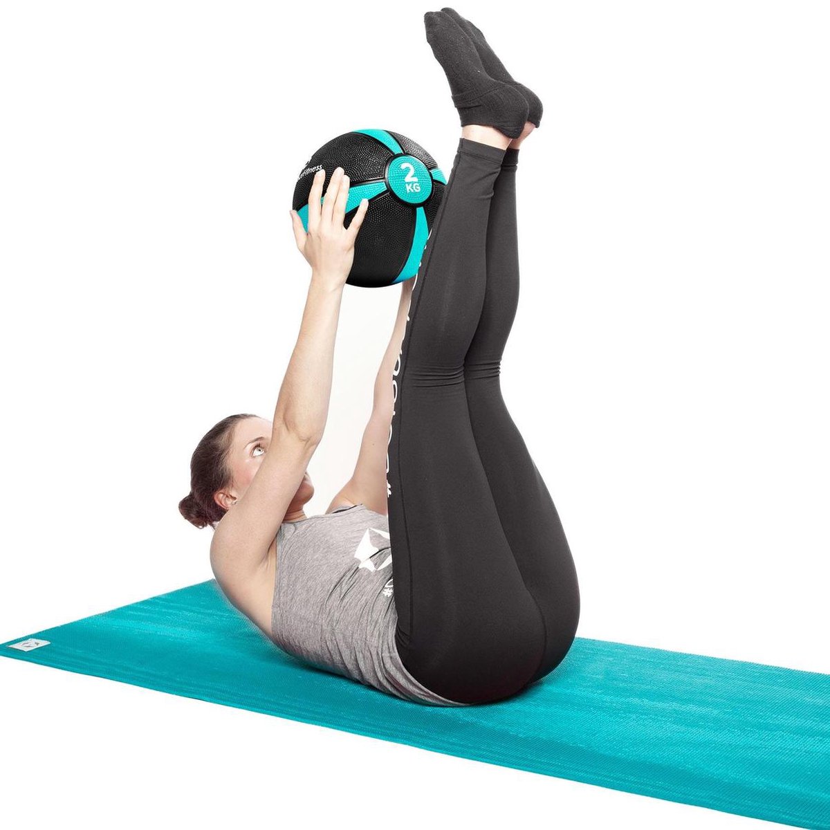 GymBeam Medicine Ball, multifunctioneel PVC-fitnessapparaat met