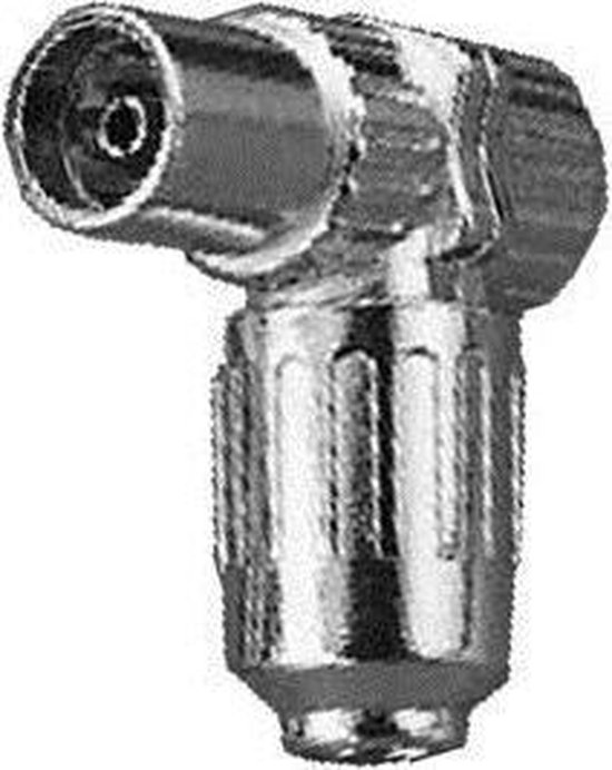 Hama 205247 Antennekabel, coaxiale stekker naar coax-aansluiting, verguld, 3 m, 100 dB, Wit