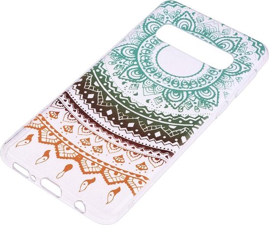 Shop4 Samsung Galaxy S10e - Coque arrière souple Mandala coloré