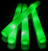 LED Foam sticks, lichtstaaf, lichtbuis, groen - 200 stuks