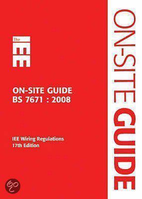 IEE OnSite Guide 9780863418549 Boeken
