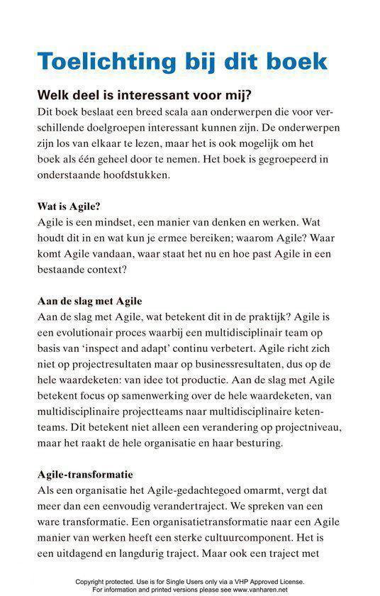 Agile Pocketguide Voor Agile Organisaties