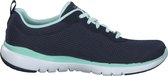 Skechers Flex Appeal 3.0-First Insight Dames Sneakers - Navy/Aqua - Maat 40
