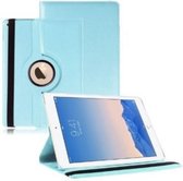 iPad (2017) 9.7 - 5e Generatie Hoes 360 Graden Multi-Stand Case Draaibaar - Licht Blauw