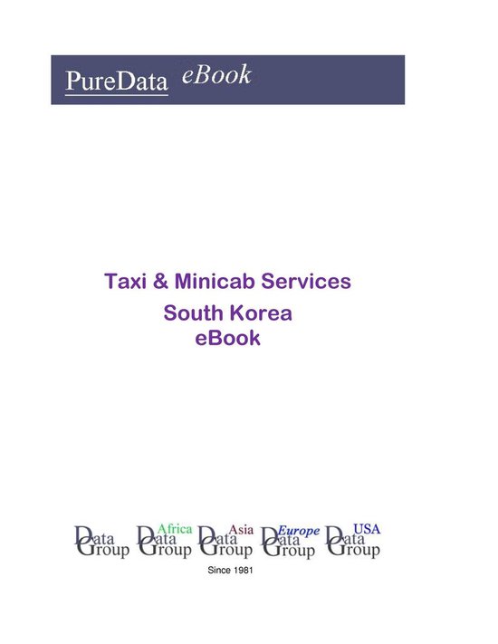PureData eBook - Taxi & Minicab Services in South Korea - cover