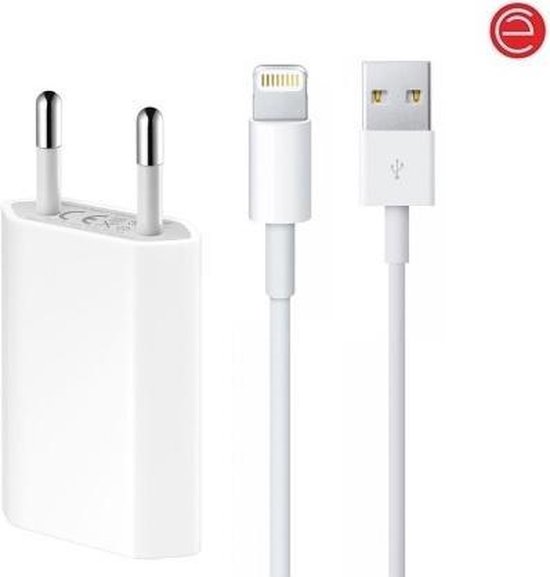 Luik aankleden verkoper Oplader Voor Apple iPhone 5 / 6 / iPad Air / iPad Mini - USB Lader en  Lightning Kabel | bol.com