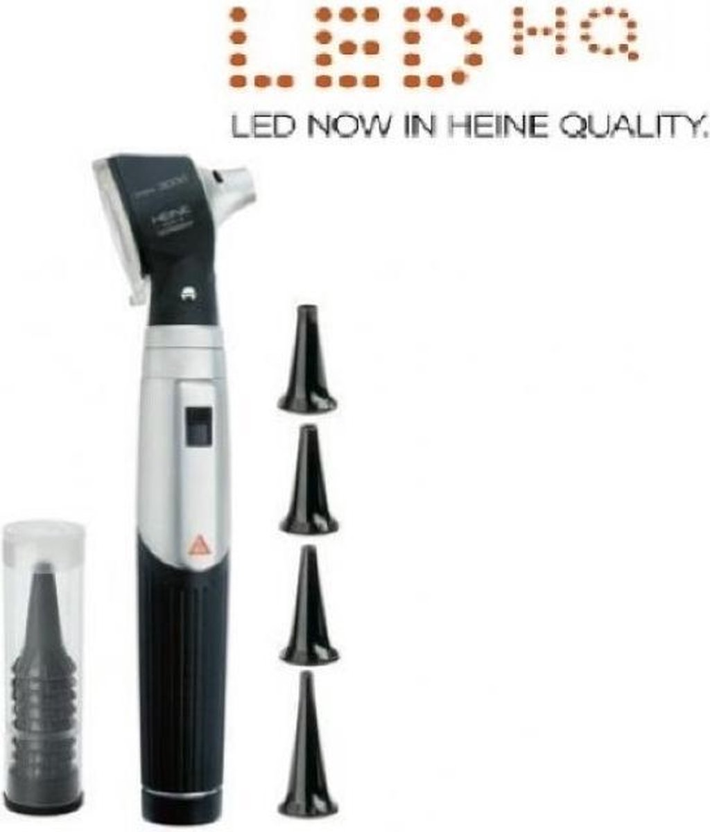 Heine Mini3000 LED F.O. Otoscoop Incl. Batterijen