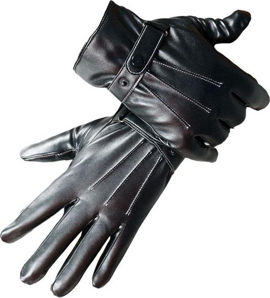 Lederen Touchscreen Handschoenen - | bol.com