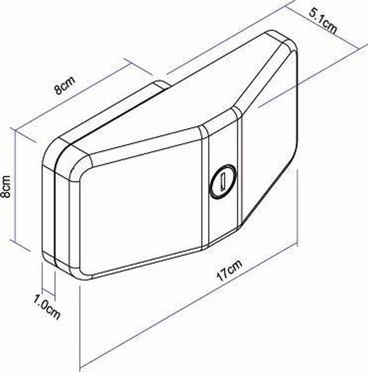 Serrure Door Lock Frame pour porte THULE