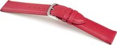 Horlogeband Chur Rood - Leer - 16mm