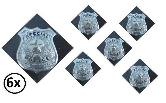 6x Special police badge+speld | bol.com