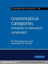 Cambridge Studies in Linguistics 128 -  Grammatical Categories