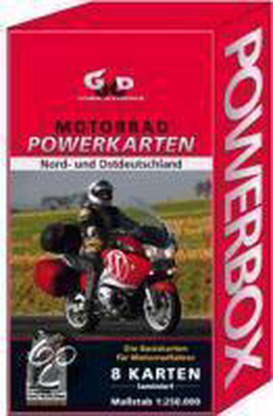 Motorrad Powerkarten Nord- Und Ostdeutschland 1 : 250 000. Powerbox