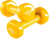 TecTake - set van 2 Dumbbells, 2 x 1,0 kilogram - geel - 402357