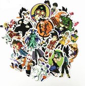 Dragon ball Z sticker mix - 50x Anime sticker - voor laptop, skateboard, muur, koffer etc. Waterproof - Kleurvast