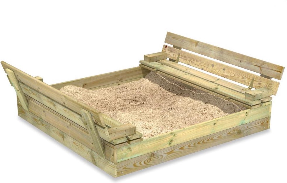 Wickey Zandbak Flippey 110 x 165 , Tuinspeelgoed