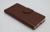 Xssive Hoesje Voor Huawei P9 Plus - Book Case Bruin