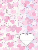 Pink Hearts Valentine's Day Composition Notebook