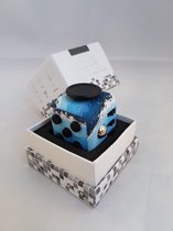 Fidget Cube - Friemelkubus - Natuur Print. Variant: Oceaan