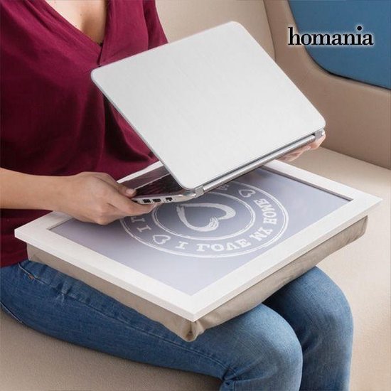 I Love my Home by Homania Dienblad-Kussen voor Laptop&Tablet | bol.com