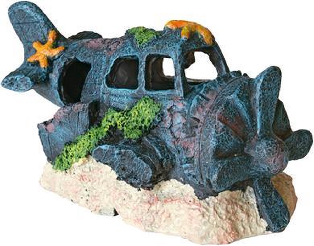 Deco led airplane large Aquarium Decoratie