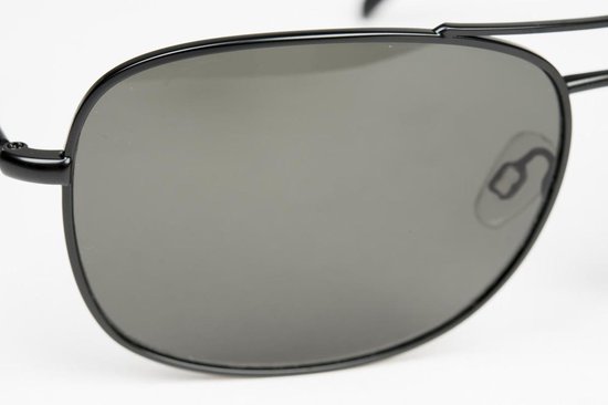 HAGA Eyewear Zwart metaal zonnebril van HAGA Eyewear — afbeelding 2