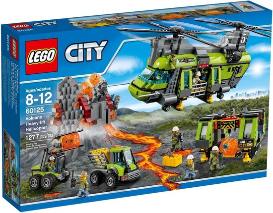 Hélicoptère de transport lourd LEGO City Volcano - 60125